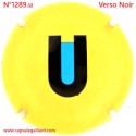 N°1289.u- Capsule de champagne - GENERIQUE - Verso Noir