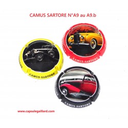 Série de 3 Capsules de champagne - CAMUS SARTORE N°A9 au A9.b