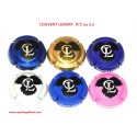 * Série de 6 Capsules de champagne - COUVENT LEMERY N°2 au 2.e