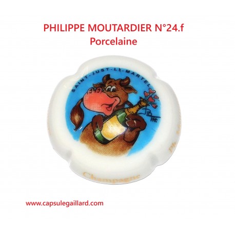 Capsule de champagne en Porcelaine - PHILIPPE MOUTARDIER N°24.f