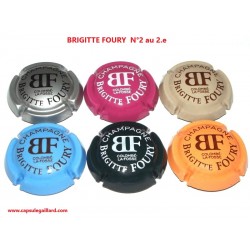 SERIE DE 6  CAPSULES DE CHAMPAGNE - BRIGITTE FOURY  N°2 au 2.e