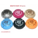 SERIE DE 6  CAPSULES DE CHAMPAGNE - BRIGITTE FOURY  N°2 au 2.e