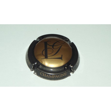 CAPSULE DE CHAMPAGNE GEORGES LACOMBE "contour noir"