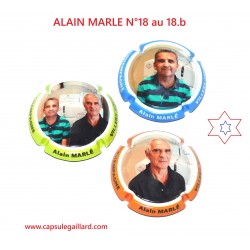 Série de 3 Capsules de champagne - ALAIN MARLE N°18 au 18.b