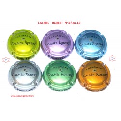 SERIE DE 6 CAPSULES DE CHAMPAGNE - CALMES ROBERT N°4.f au 4.k