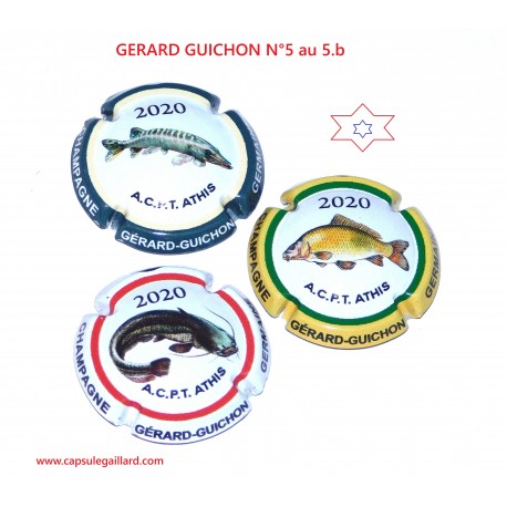 SERIE DE 3 CAPSULES DE CHAMPAGNE - GERARD GUICHON N°5 au 5.b