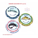 SERIE DE 3 CAPSULES DE CHAMPAGNE - GERARD GUICHON N°5 au 5.b