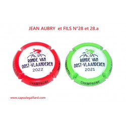 2 Capsules de champagne - JEAN AUBRY N°28 et 28.a