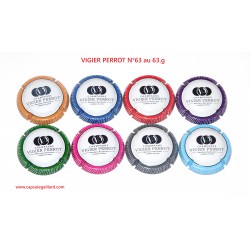 SERIE DE 8 CAPSULES DE CHAMPAGNE - VIGIER PERROT N°63 au 63.g