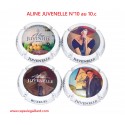 SERIE DE 4 CAPSULES DE CHAMPAGNE - ALINE JUVENELLE N°10 au 10.c