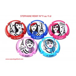 SERIE DE 5 CAPSULES DE CHAMPAGNE - STEPHANE REMY N°11 au 11.d