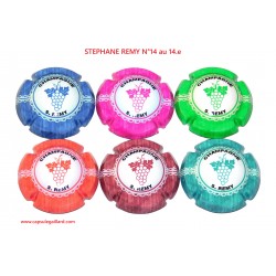 SERIE DE 6 CAPSULES DE CHAMPAGNE - STEPHANE REMY N°14 au 14.e