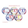 * SERIE DE 5 CAPSULES DE CHAMPAGNE - JEAN LOUIS CHAURE N°47 au 47.d