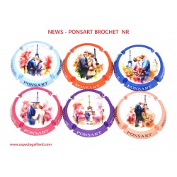 NEWS - Série de 6 Capsules de champagne - PONSART BROCHET NR