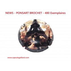 NEWS - Capsule de champagne - PONSART BROCHET (480 Exemplaires)