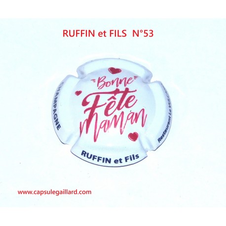 Capsule de champagne - RUFFIN et FILS N°53