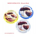 * Série de 3 Capsules de champagne - VADIN PLATEAU N°28 au 28.b
