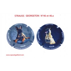 2 Capsules de champagne - STRAUSS GEORGETON N°46 et 46.a