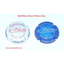 2 Capsules de champagne - RUFFIN et FILS N°49 et 49.c