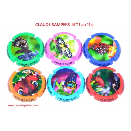 Série de 6 Capsules de champagne - SAMPERS - N°11.a