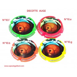 Série de 4 Capsules de champagne - DECOTTE AUGE