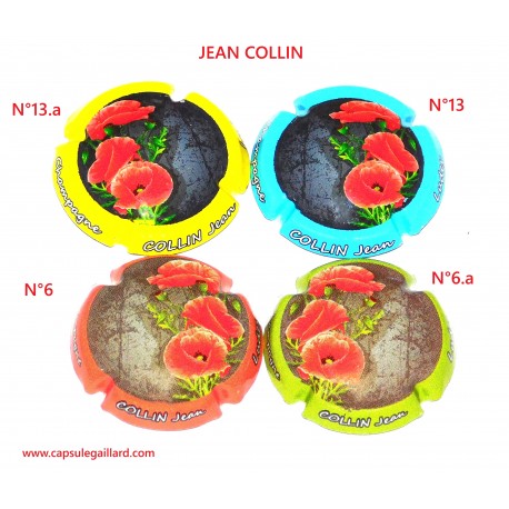 Série de 4 Capsules de champagne - JEAN COLLIN