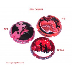 LOT de 3 Capsules de champagne - JEAN COLLIN