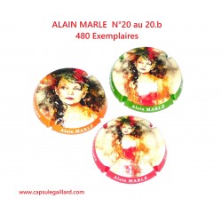 Série de 3 Capsules de champagne - ALAIN MARLE N°20 au 20.b (480 exemplaires)