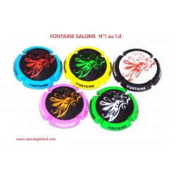 * Série de 5 Capsules de champagne - FONTAINE SALOME N°1 au 1.d