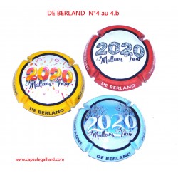Série de 3 Capsules de champagne - DE BERLAND N°4 au 4.b