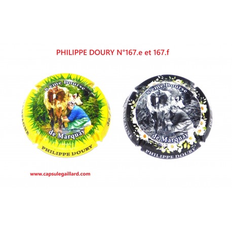 2 Capsules de champagne - PHILIPPE DOURY N°167.e et 167.f