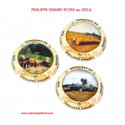Série de 4 Capsules de champagne - PHILIPPE DOURY N°292 au 292.b