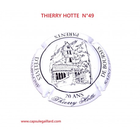 CAPSULE DE CHAMPAGNE  - THIERRY HOTTE  N°49