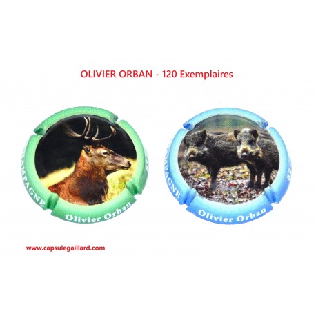 2 Capsules de champagne - OLIVIER ORBAN - 120 Exemplaires
