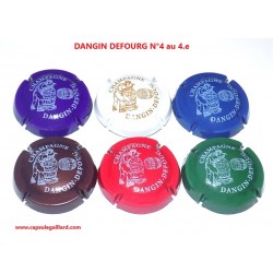 SERIE DE 6 CAPSULES DE CHAMPAGNE - DANGIN DEFOURG N°4 au 4.e