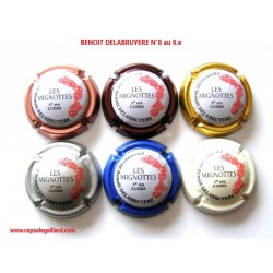 SERIE DE 6 CAPSULES DE CHAMPAGNE - BENOIT DELABRUYERE N°8 au 8.e