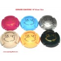SERIE DE 6 CAPSULES DE CHAMPAGNE - GERARD DAVESNE N°14 au 14.e