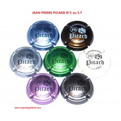SERIE DE 7 CAPSULES DE CHAMPAGNE - J.P PICARD N°5 au 5.f