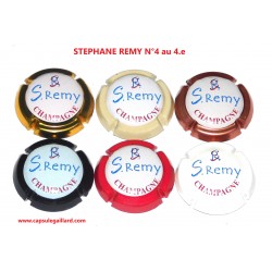 SERIE DE 6 CAPSULES DE CHAMPAGNE - STEPHANE REMY N°4 au 4.e
