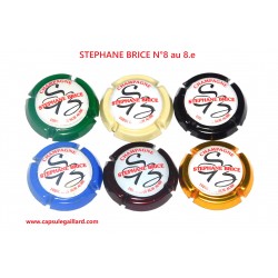 SERIE DE 6 CAPSULES DE CHAMPAGNE - STEPHANE BRICE N°8 au 8.e