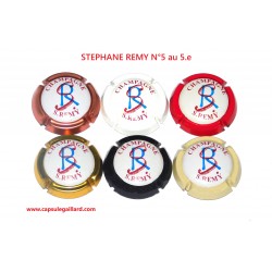 SERIE DE 6 CAPSULES DE CHAMPAGNE - STEPHANE REMY  N°5 au 5.e