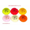 SERIE DE 6 CAPSULES DE CHAMPAGNE - LINE COURTILLIER N°11 au 11.e