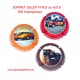 SERIE DE 3 CAPSULES DE CHAMPAGNE - SONNET GILLOT N°A21 - 300 Ex