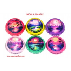 NEWS -SERIE DE 6 CAPSULES DE CHAMPAGNE - NICOLAS MARLE