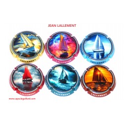 NEWS -SERIE DE 6 CAPSULES DE CHAMPAGNE - JEAN LALLEMAND