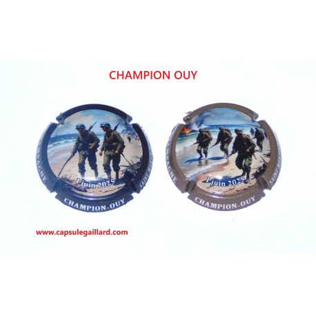 NEWS - 2 Capsules de champagne - CHAMPION OUY