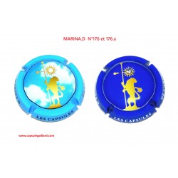 2 Capsules de champagne MARINA.D N°176 au 176.a
