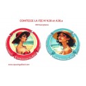 2 Capsules de champagne - COMTESSE LA FEE N°A38 et A38.a - 180 EX