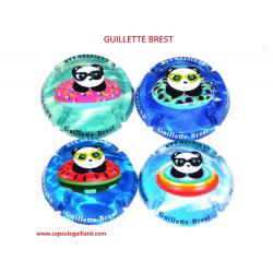 NEWS - SERIE DE 4 CAPSULES DE CHAMPAGNE - GUILLETTE BREST (240 Exemplaires)