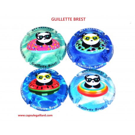 NEWS - SERIE DE 4 CAPSULES DE CHAMPAGNE - GUILLETTE BREST (240 Exemplaires)